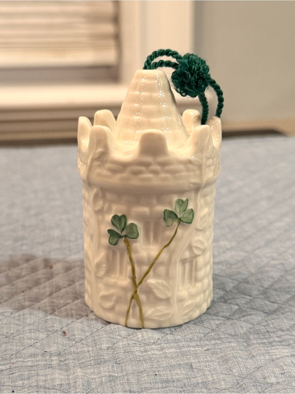 2005 Belleek 18th Edition Clare Castle Bell Ornament